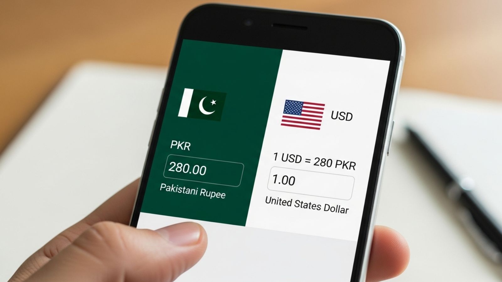 PKR to US Dollar